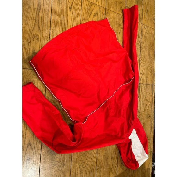 Nike Team Medium Red Windbreaker Zip Up Jacket - Picture 3 of 5